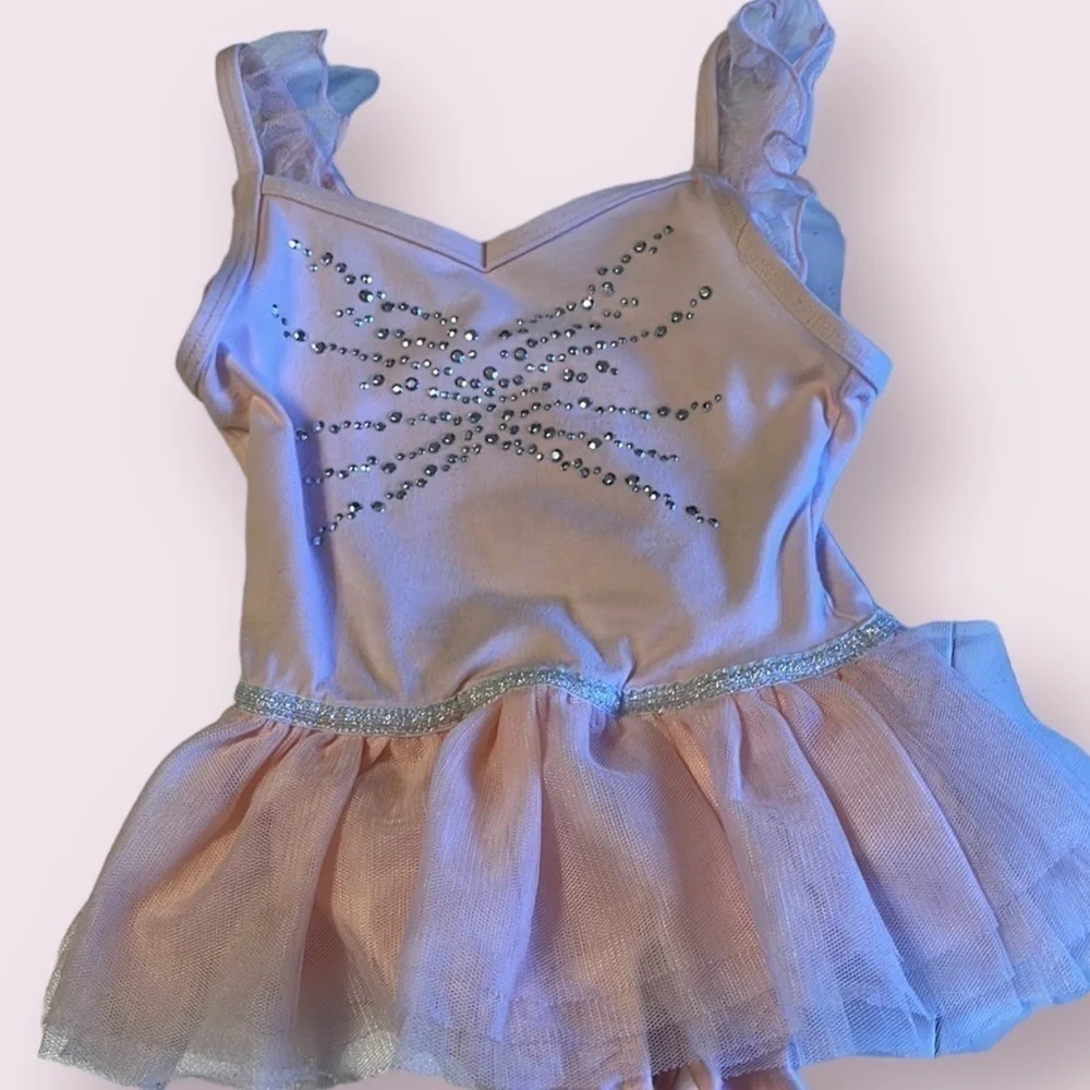 Cat and Jack beaded pink tutu. Sz 4/5 , xs